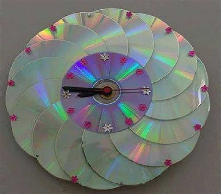 Поделки из дисков: идеи применения и мастер-класс создания удивительных поделок из компакт-дисков (100 фото)