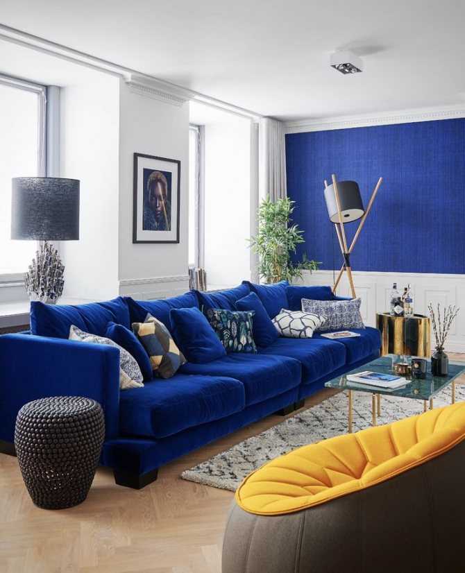 Интерьер голубого цвета - 250 фото модного и современного дизайна. лучшие варианты по сочетанию в интерьере