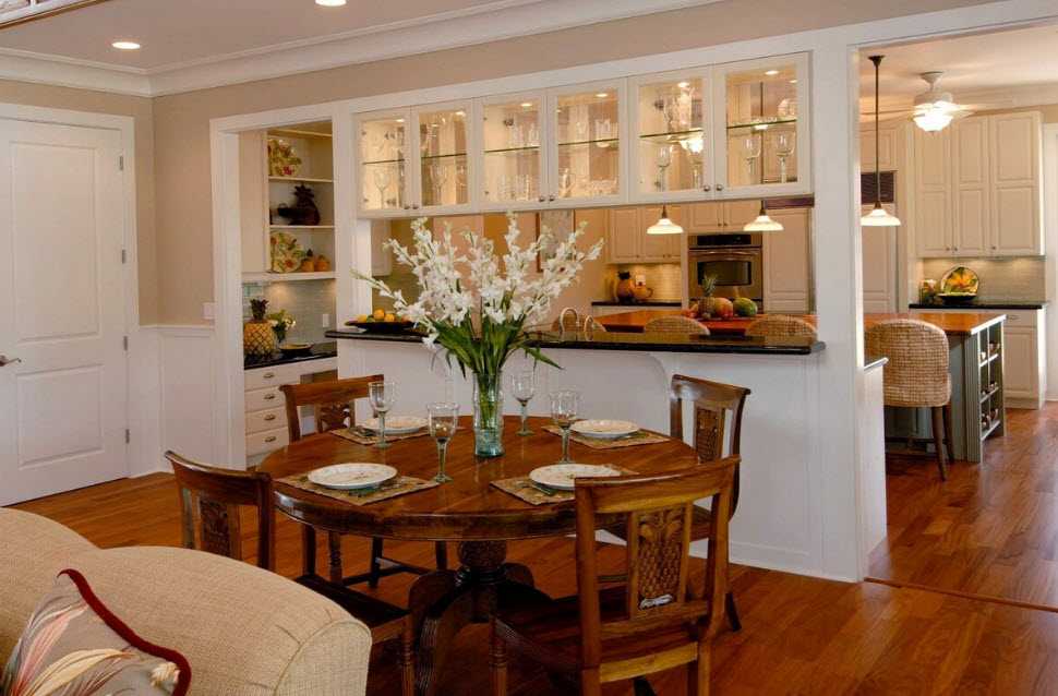 Дизайн кухни-столовой-гостиной в частном доме: 90 фото интерьеров, идеи