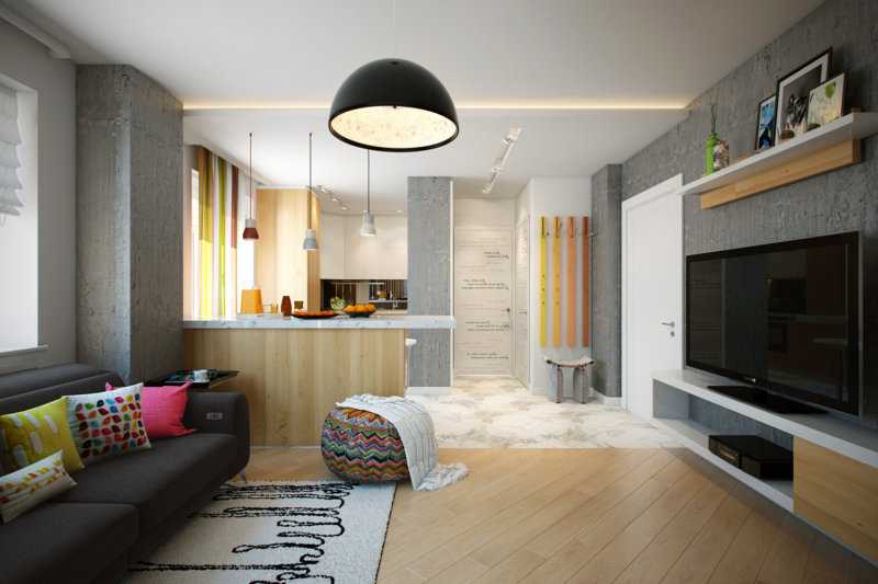 Современные идеи оформления интерьера двухкомнатной квартиры