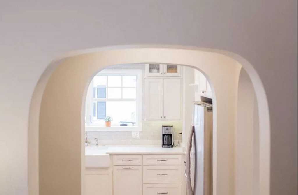 Арка на кухню вместо двери с фото: из гипсокартона в маленькой квартире