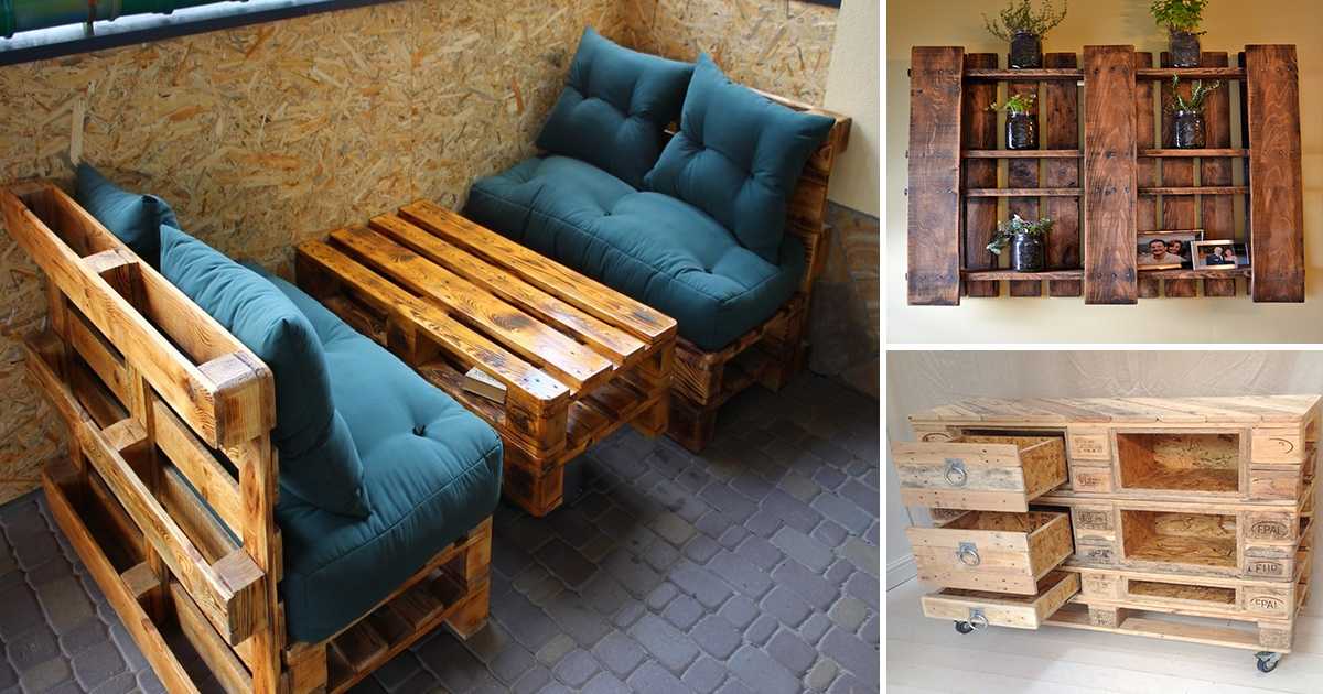 Мебель из поддонов - делаем своими руками практичную и удобную мебель