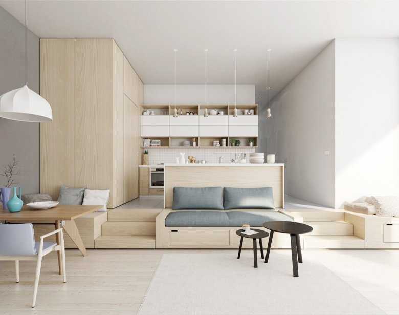 Дизайн квартиры в стиле минимализм (52 фото)