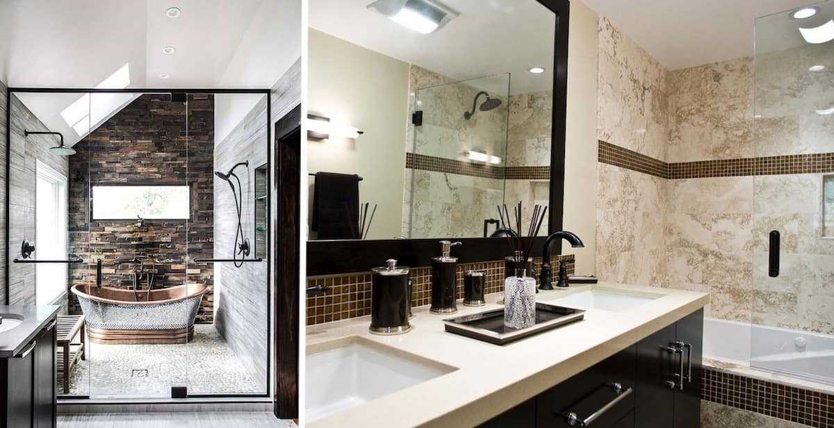 Дизайн ванной с душевой: обзор лучших идей и советы по оформлению (80 фото) | дизайн и интерьер ванной комнаты
