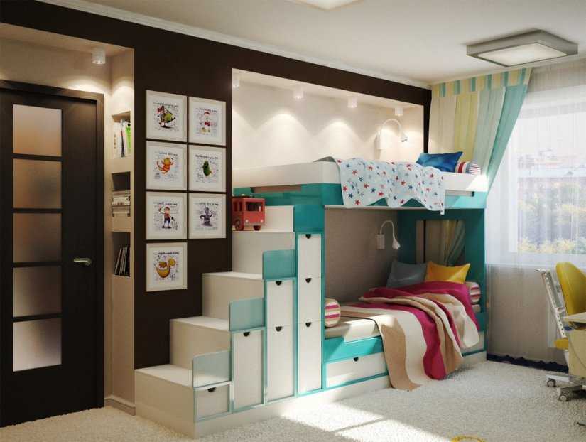 Детская комната для двух мальчиков