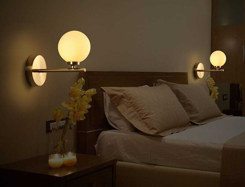 Освещение в спальне: +80 красивых фото идей