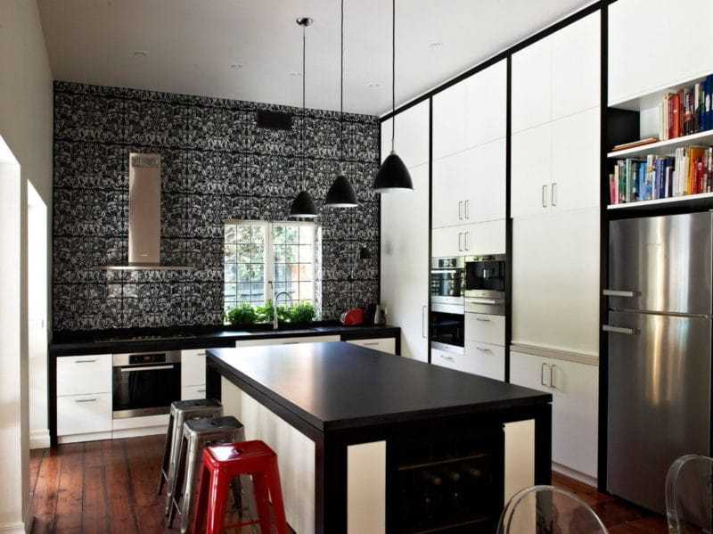 135 самых стильных идей дизайна черной кухни