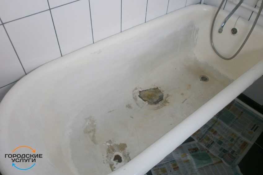 Реставрация старой чугунной ванны: за и против