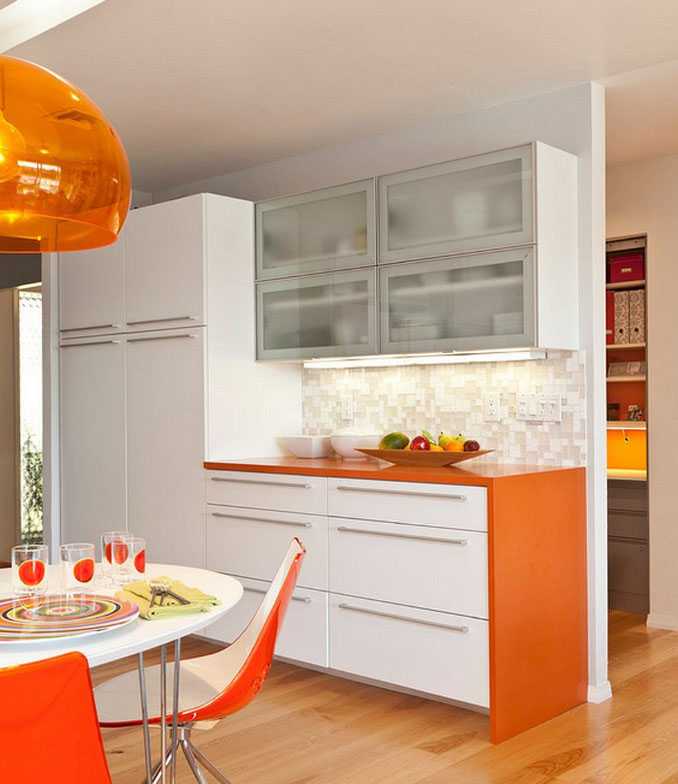 Оранжевая кухня:100+ реальных фото примеров, советы по обустройству