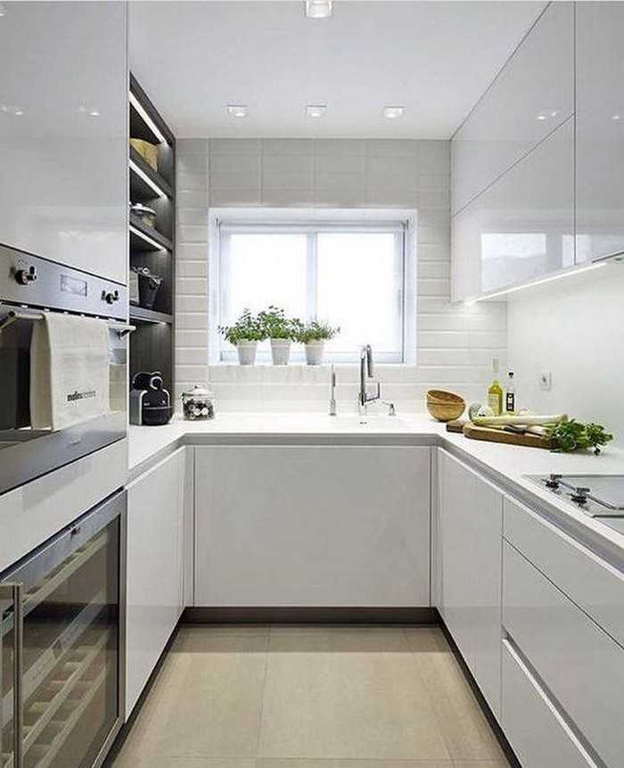 Самые удобные угловые кухни в интерьере - 119 реальных фото