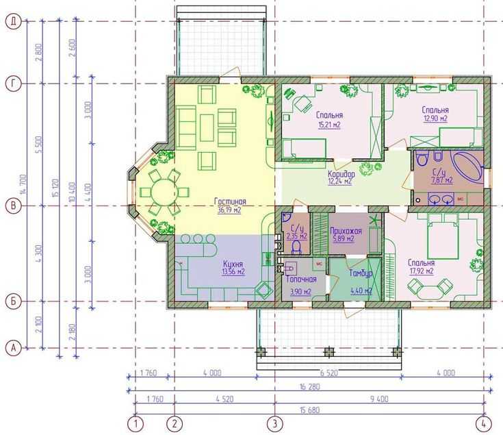 Планировка одноэтажного дома: лучшие проекты и основные нюансы оформления одноэтажного дома (85 фото)