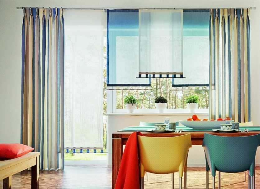 Двойные шторы — примеры идеального сочетания и оформления в интерьере. 125 фото дизайна