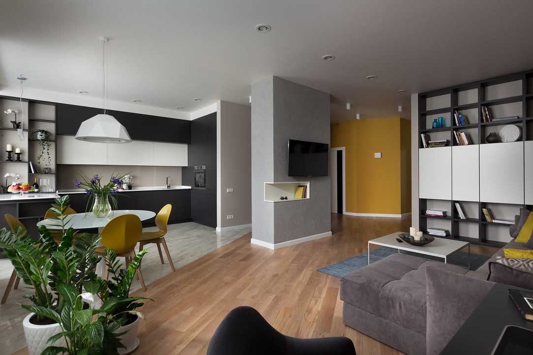 Современный дизайн однокомнатной квартиры площадью 30 кв. м