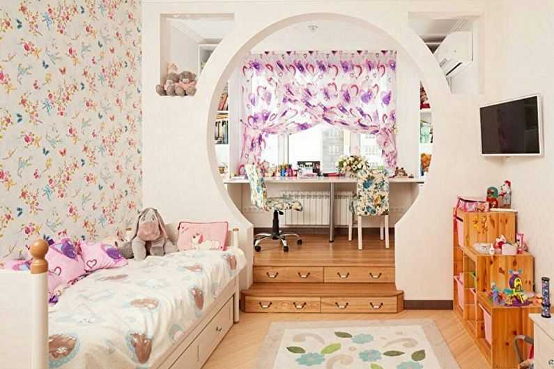 Оформление детской комнаты (50 фото) - современные идеи декора