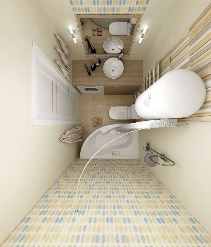 Ванная комната в хрущевке: 40+ реальных фото примеров