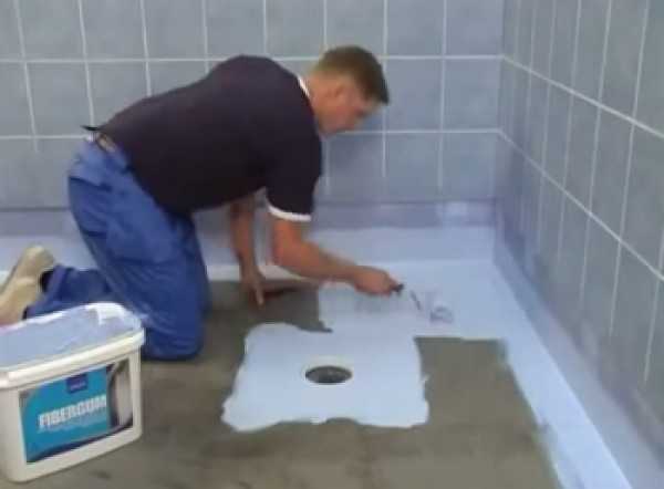 Как выполняется гидроизоляция ванной комнаты под плитку?