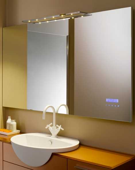 Как выбрать зеркало в ванную комнату: форма, размер, подсветка