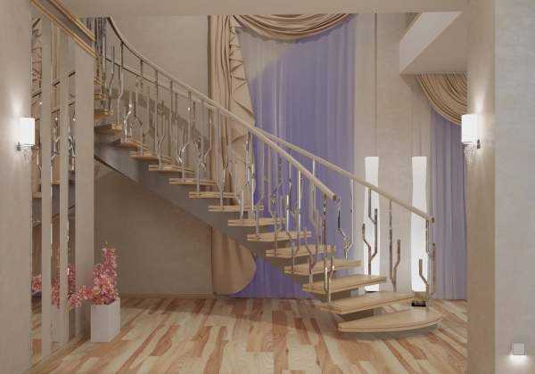 Лестница на второй этаж в гостиной – виды конструкций, и их влияние на облик интерьера