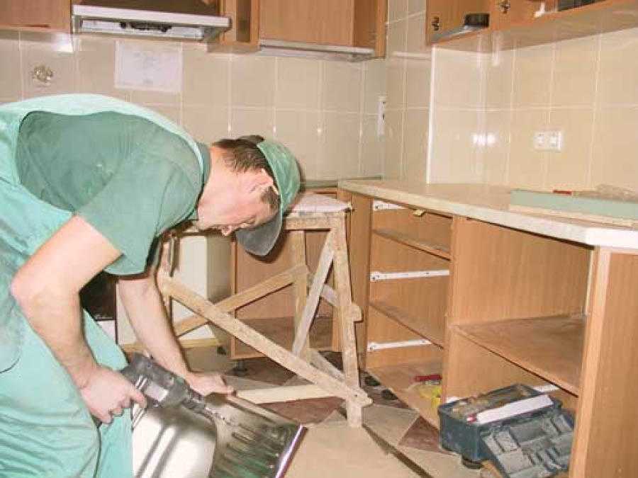 Этапы ремонта кухни