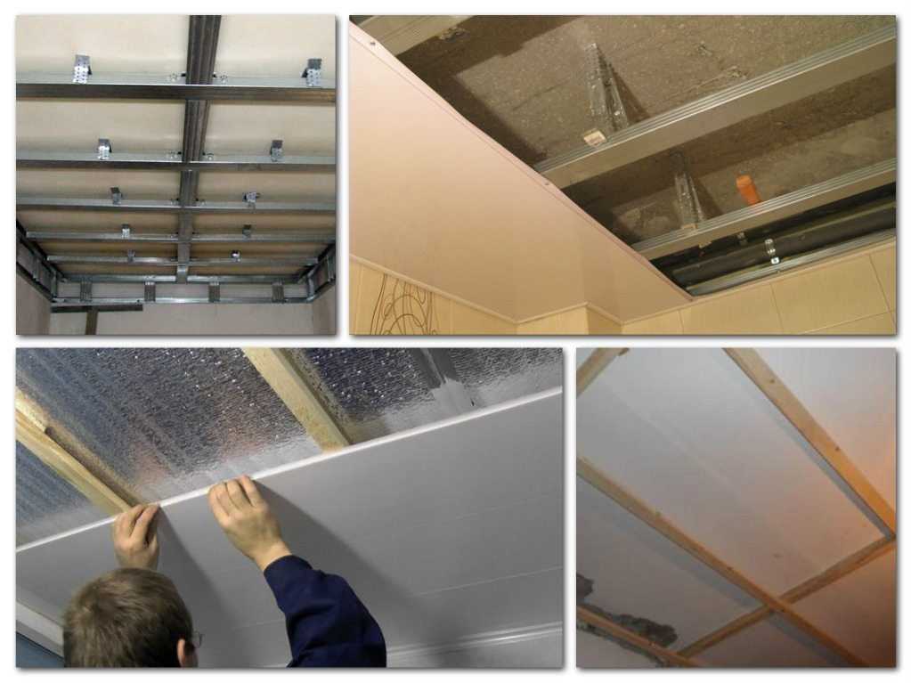 Потолок из пластиковых панелей – разновидности, отличительные особенности типов, технология монтажа