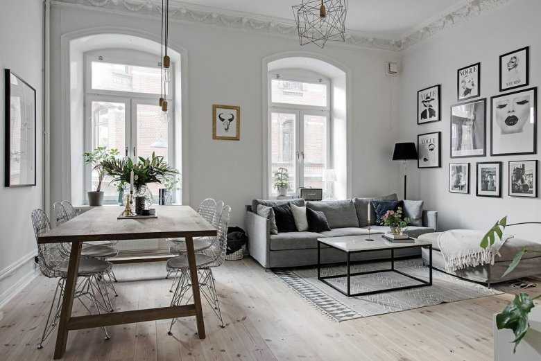 Гостиная в скандинавском стиле: все о выборе оформления, мебели, материалов для отделки и ремонта