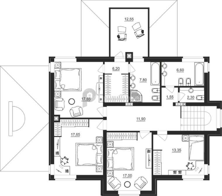 Планировка одноэтажного дома - планировка дома в зависимости от фундамента. проекты больших и маленьких домов. совмещение дома с верандой и гаражом (фото + видео)