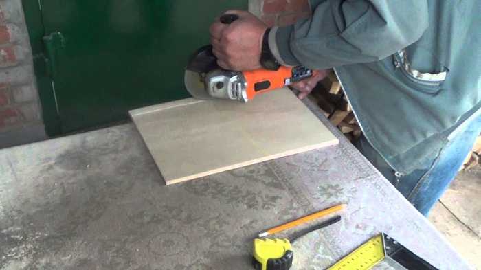 Как разрезать плитку без плиткореза: подборка простых способов