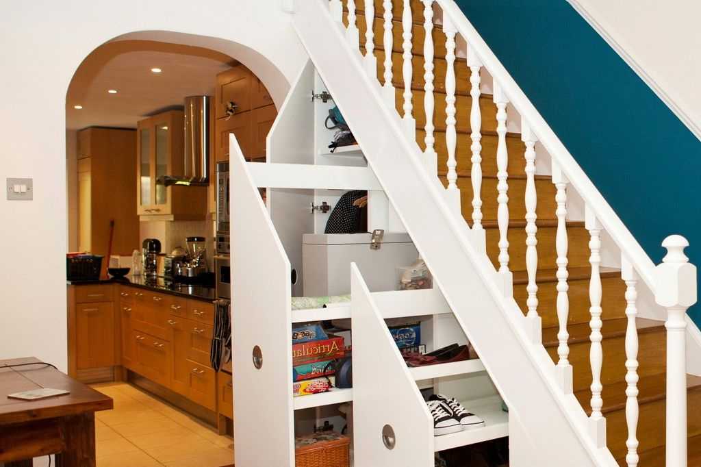 Пространство под лестницей - как использовать правильно в дизайне интерьера