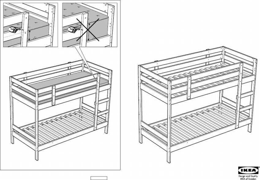 Детская двухъярусная кровать своими руками: чертежи, схемы, фото — викистрой