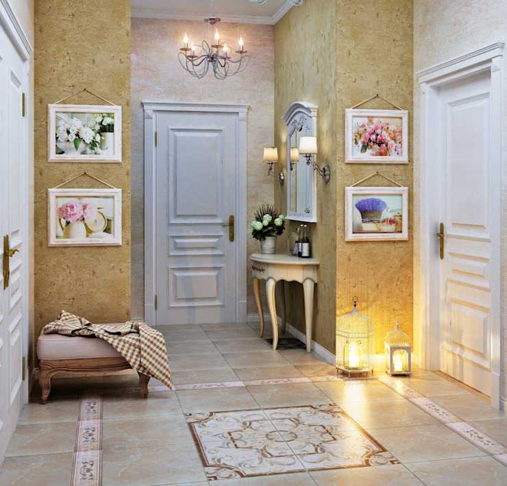 Прихожая в стиле прованс: фото коридора с мебелью, интерьер и дизайн, дуб от трия, маленькая своими руками, сонома трюфель в коттедже