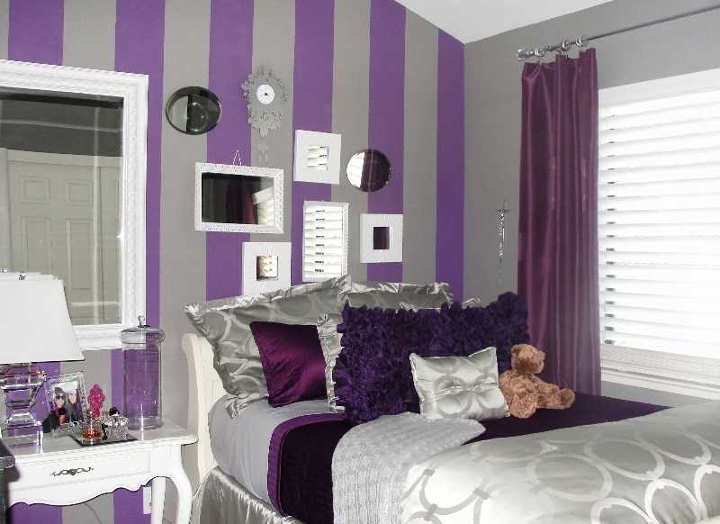 Фиолетовая спальня: реальные примеры дизайна интерьера в фиолетовых тонах, фото лучших идей