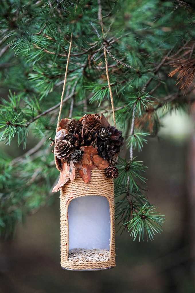 Кормушка для птиц своими руками: фото, оригинальные идеи из дерева, фанеры, бутылок, фото, видео