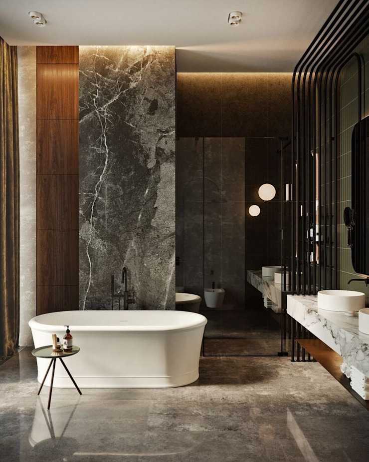 Ванная комната под мрамор: дизайн интерьера, современные идеи, советы по оформлению, фото, видео