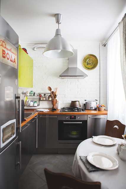 Дизайн кухни 5 кв. м. — 105 фото идей грамотной расстановки мебели и оформления