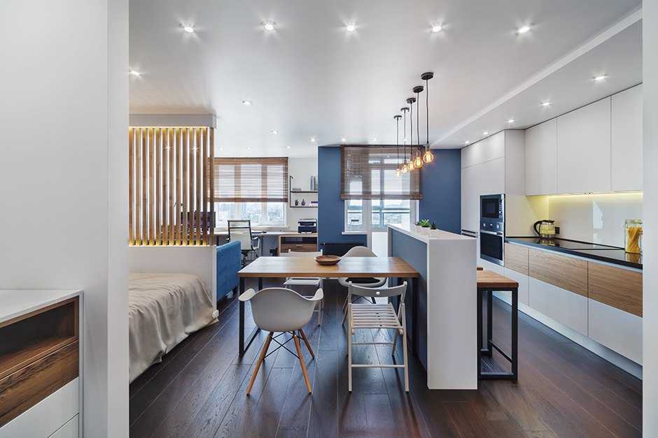 Дизайн квартиры-студии 30 кв. м. – фото интерьера, идеи расстановки мебели, освещение