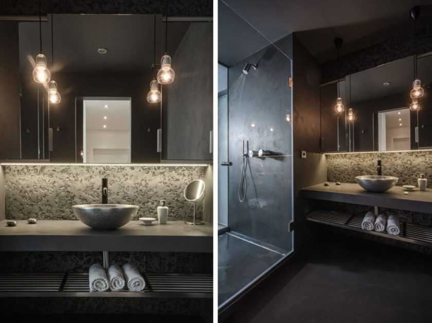 Черно-белая ванная: оригинальные сочетания и лучшие примеры дизайна, фото