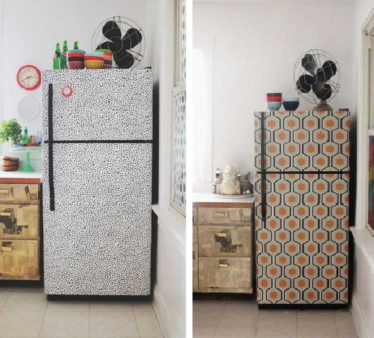 Как обновить старый холодильник своими руками: идеи реставрации старого холодильника, полезные рекомендации, фото