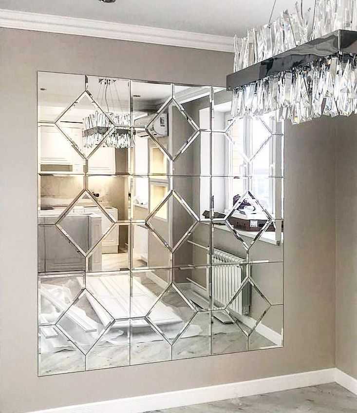 Зеркальная плитка в интерьере квартиры — фото