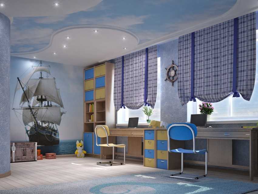 Оформление детской комнаты (50 фото) - современные идеи декора
