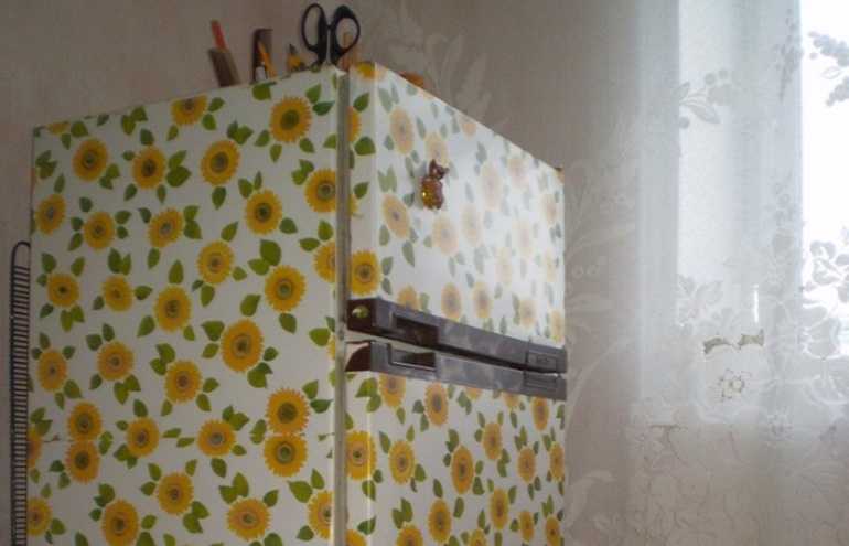 Как обновить старый холодильник своими руками: идеи реставрации старого холодильника, полезные рекомендации, фото