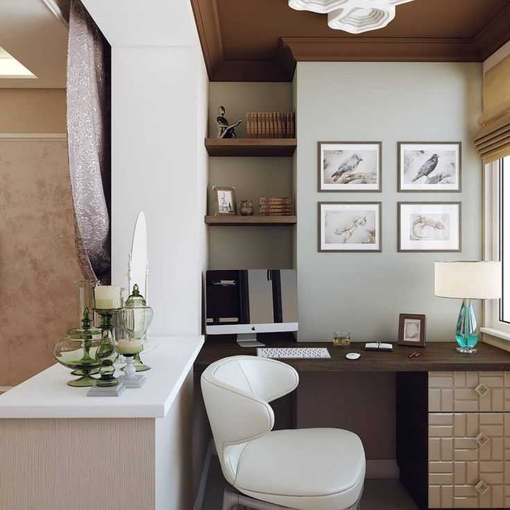 Дизайн спальни-кабинета (140 фото) - оригинальные идеи оформления интерьера
