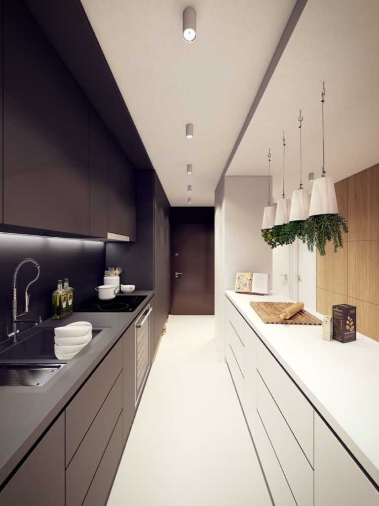 Дизайн кухни-гостиной в стиле минимализм