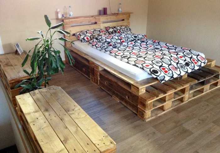 Садовая мебель из поддонов — что можно сделать из деревянных паллет?