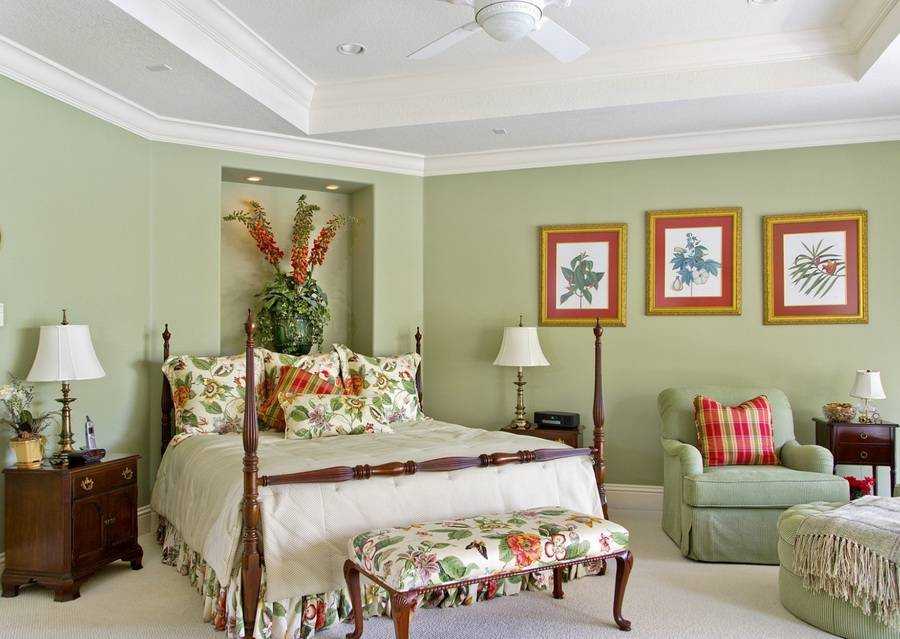 Фисташковая спальня — фото уютного дизайна интерьера и примеры сочетания фисташкового оттенка с другими цветами
