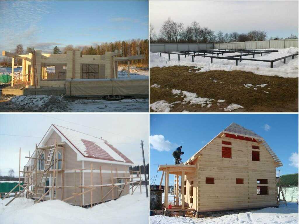 Можно ли строить дом зимой – особенности зимней стройки