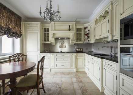 Дизайн интерьера кухни в классическом стиле