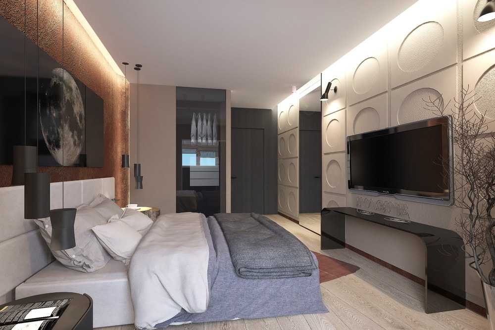 Дизайн спальни с балконом: фото и 5 критериев их объединения