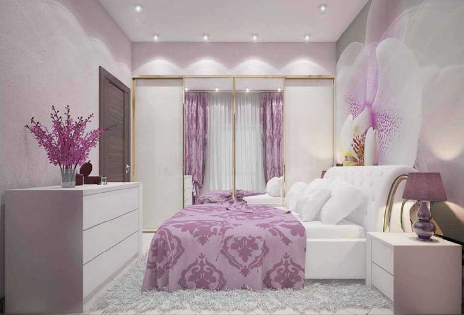 Многоликая эмоциональность фиолетовой спальни - 83 фото примера