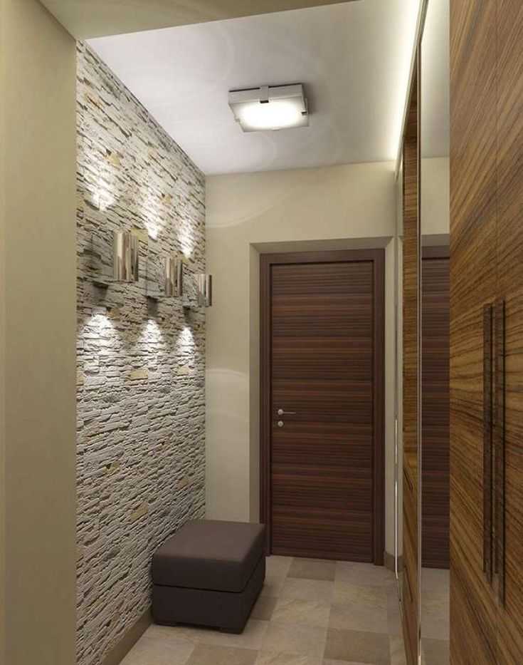 Современные варианты отделки стен в коридоре и прихожей | otremontirovat25.ru