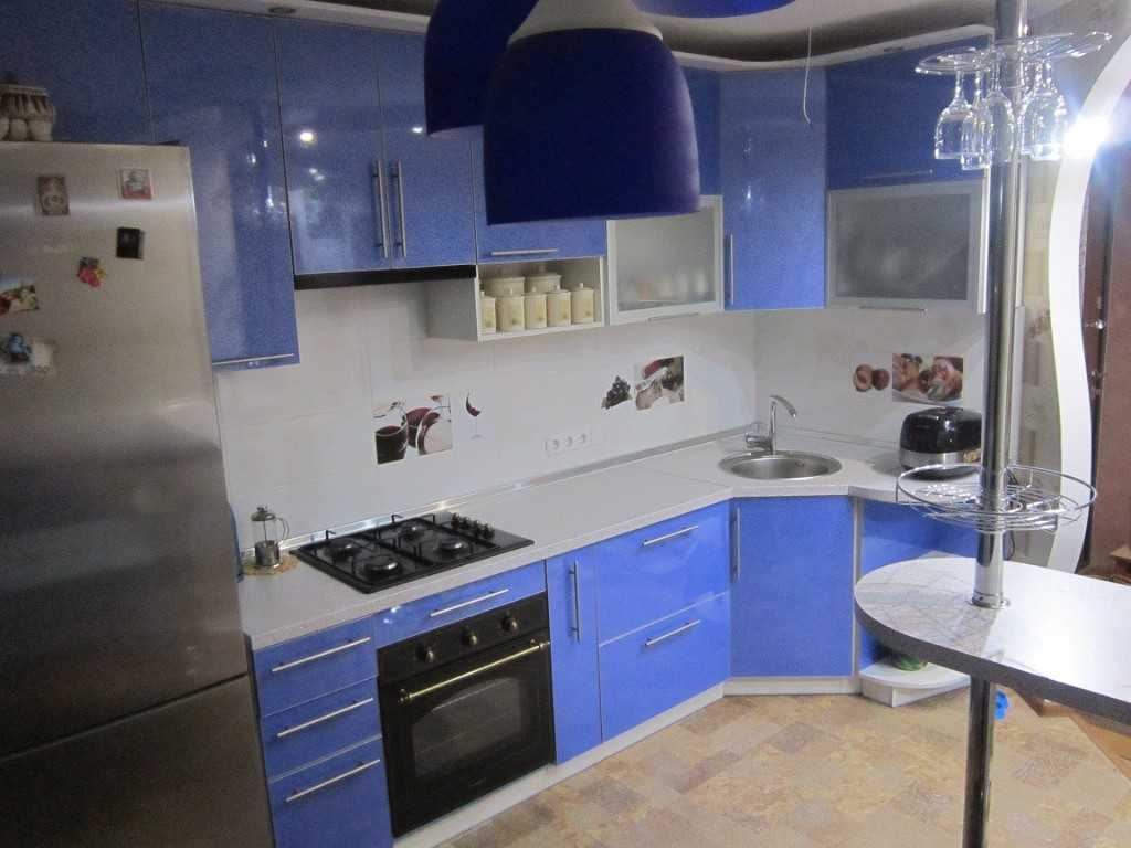Синяя кухня: как оформить кухню в синих тонах